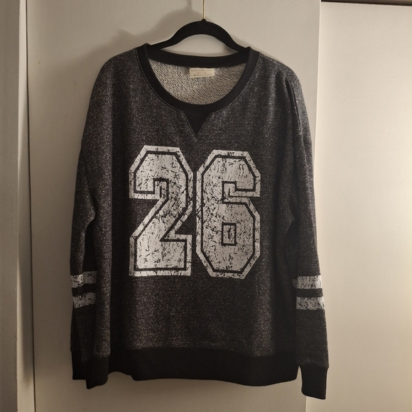 Bobbie Brooks Sweaters - Bobbie Brooks Gray Women's Sweater with Number 26 Print